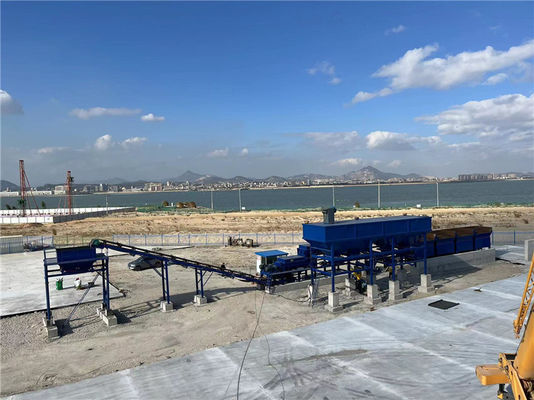 Ιδιαίτερα αποδοτικές σταθεροποιημένες εγκαταστάσεις εδαφολογικής μίξης με το οριζόντιο σιλό τσιμέντου