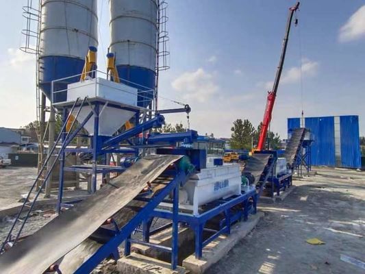 Γέφυρες 120m3/h Σταθεροποιημένο εργοστάσιο ανάμειξης εδάφους